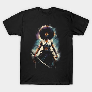 Afro Samurai Girl T-Shirt